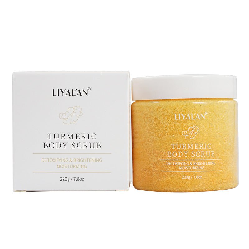 Turmeric Facial Scrub 220g – Exfoliating & Softening Body and Face Scrub for Radiant, Smooth Skin - Beauty Belliss