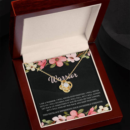 Warrior Necklace • Addiction Recovery • Survivor Gift - Beauty Belliss