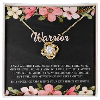 Warrior Necklace • Addiction Recovery • Survivor Gift - Beauty Belliss