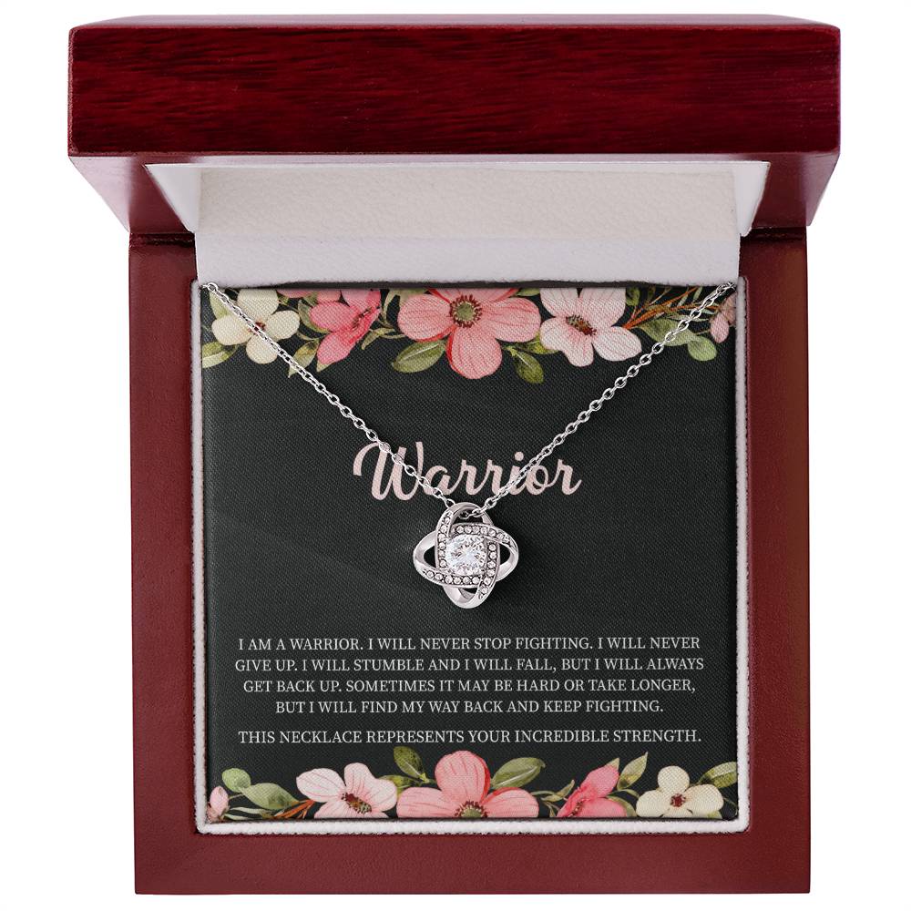 Warrior Necklace • Addiction Recovery • Survivor Gift - Beauty Belliss