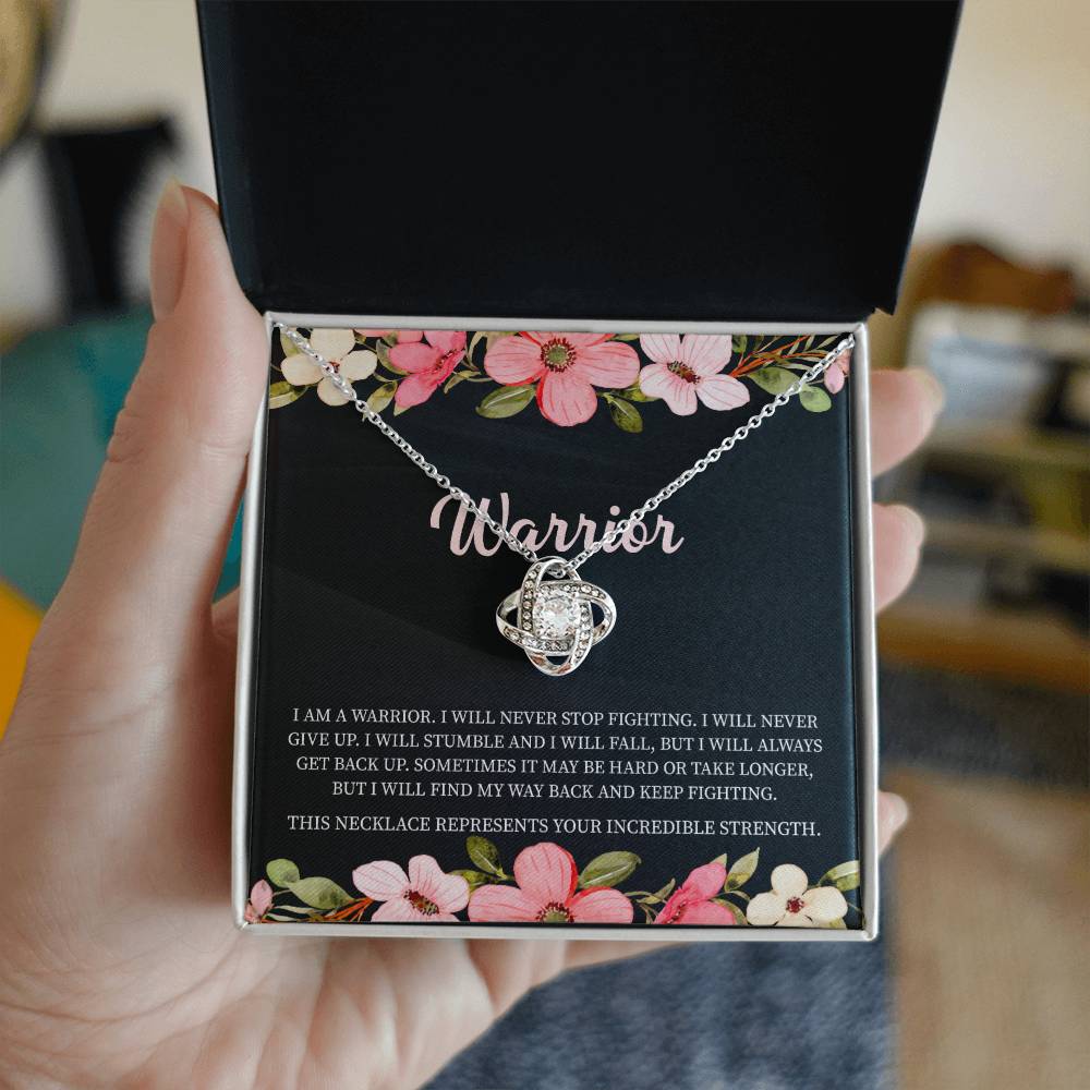 Warrior Necklace • Addiction Recovery • Survivor Gift - Beauty Belliss