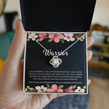 Warrior Necklace • Addiction Recovery • Survivor Gift - Beauty Belliss