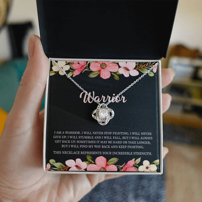 Warrior Necklace • Addiction Recovery • Survivor Gift - Beauty Belliss