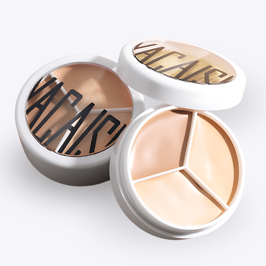 Waterproof Three - Color Concealer Palette – Full - Coverage & Moisturizing - Beauty Belliss