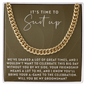 meaningful necklace gift for best man proposal as part of the wedding party
