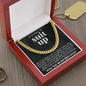 best man proposal necklace presented in a premium gift box for a special moment