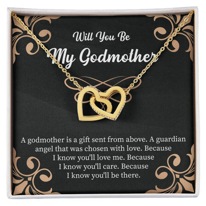 Will You Be My Godmother? Proposal Necklace Gift for Mother's Day - MD102 - Beauty Belliss