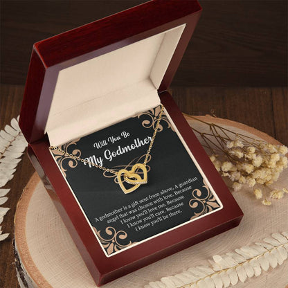 Will You Be My Godmother? Proposal Necklace Gift for Mother's Day - MD102 - Beauty Belliss