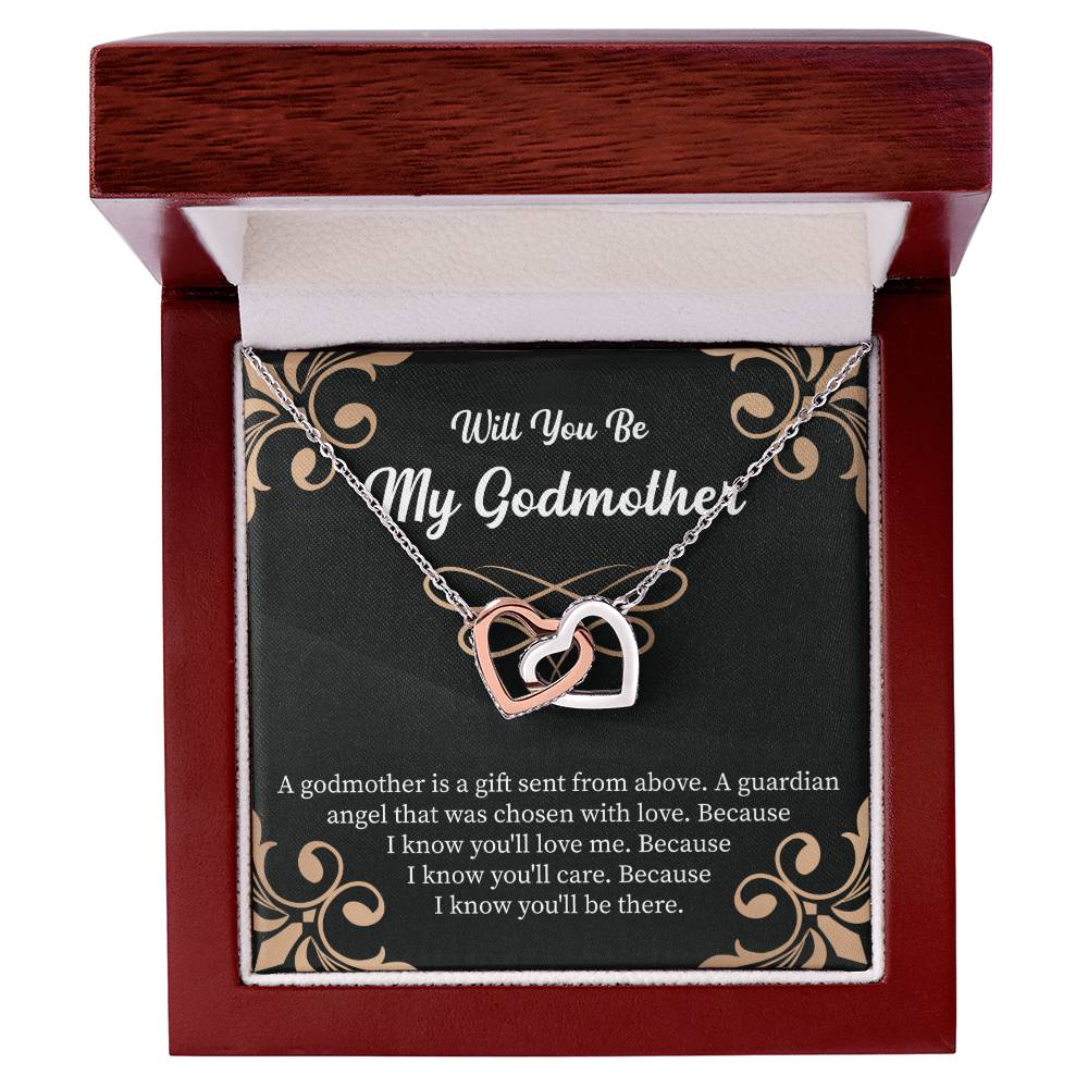 Will You Be My Godmother? Proposal Necklace Gift for Mother's Day - MD102 - Beauty Belliss