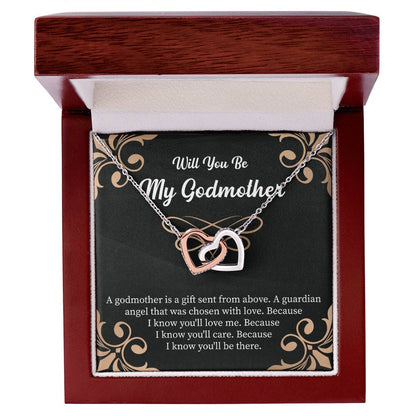Will You Be My Godmother? Proposal Necklace Gift for Mother's Day - MD102 - Beauty Belliss